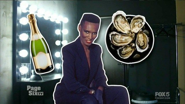 80's Icon Grace Jones Shucks Her Own Oysters